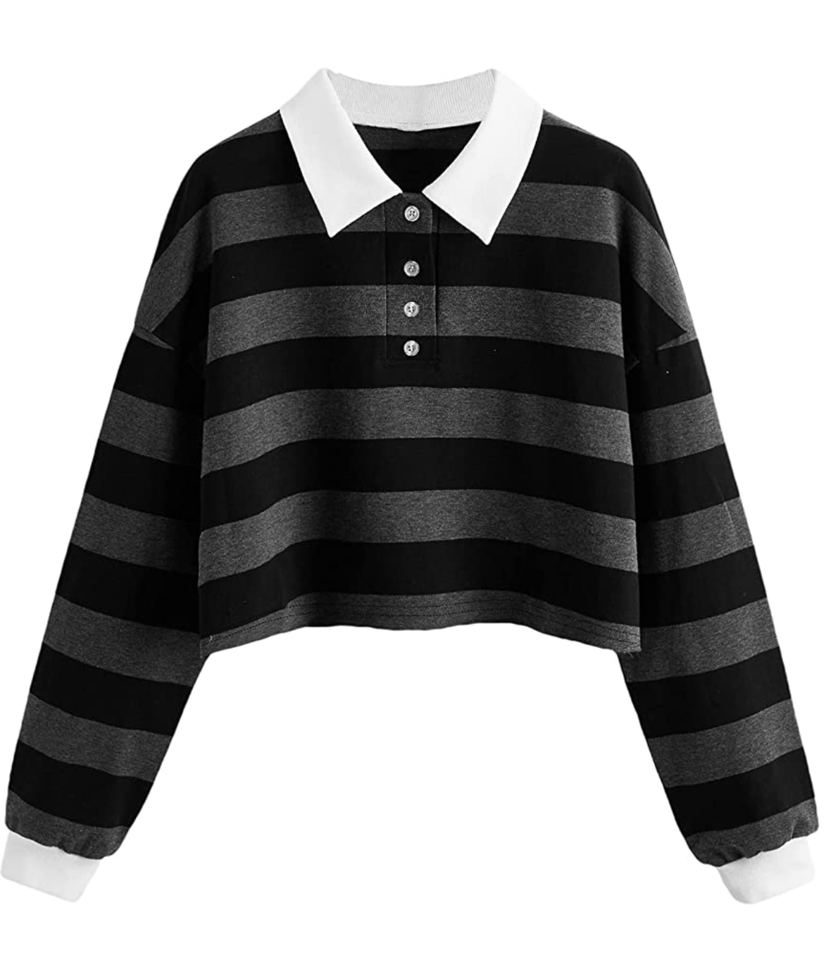 Remidoo Collared Crop Top Gives the 