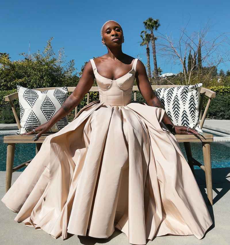Cynthia Erivo SAG Awards Best and Wackiest Red Carpet Dresses Pantsuits and More