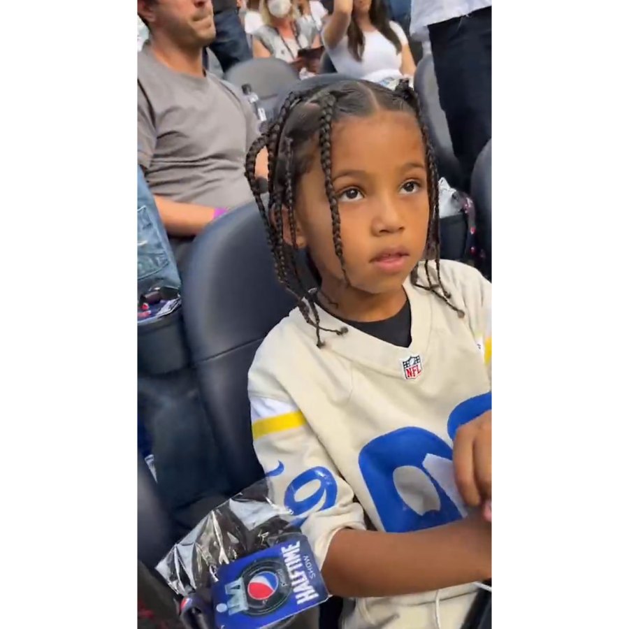 Saint West Celebrity Kids Attending Super Bowl 2022 With Their Parents