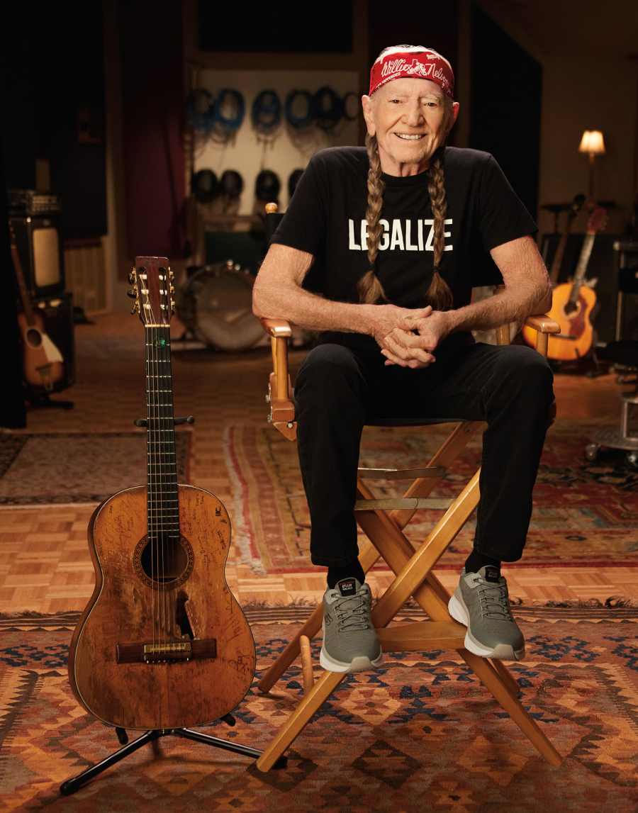 Willie Nelson is pictured in the Legalize Comfort campaign as part of Skechers 2022 Super Bowl commercial.