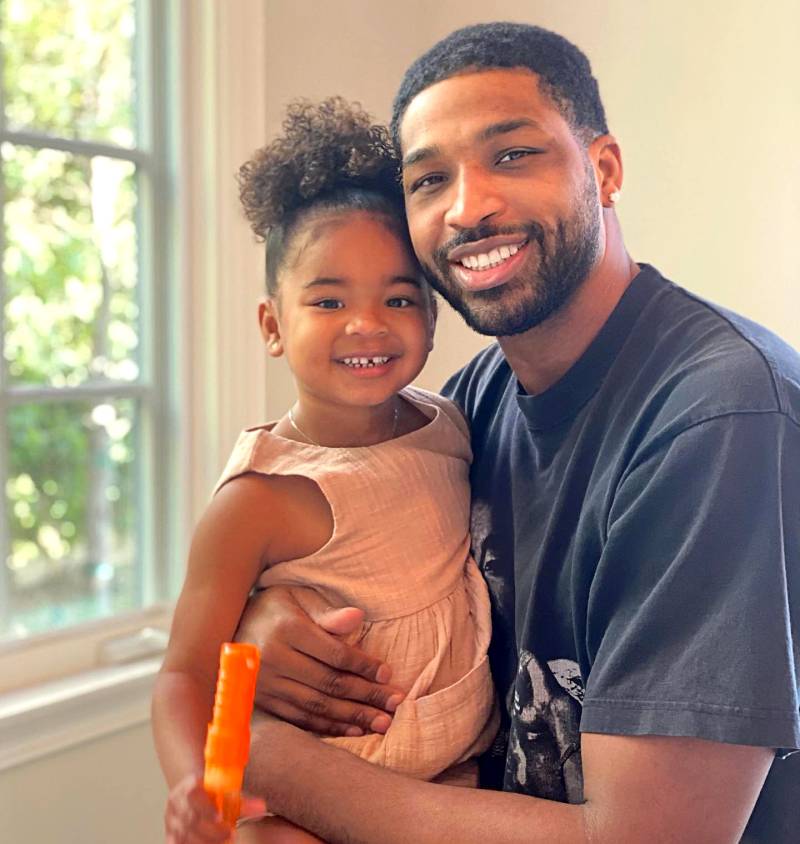 Tristan Thompson Posts New Photo With His and Khloe Kardashian's Daughter True After Paternity Scandal