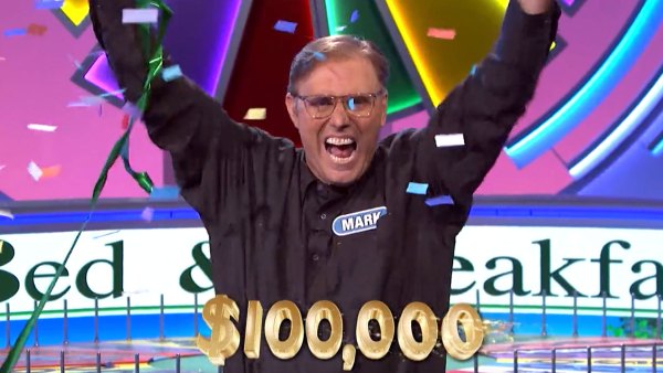 Wheel of Fortune Makes History With Two Players Winning Back-to-Back 100,000 Lisa Kramer Mark Baer Pat Sajak Day 2