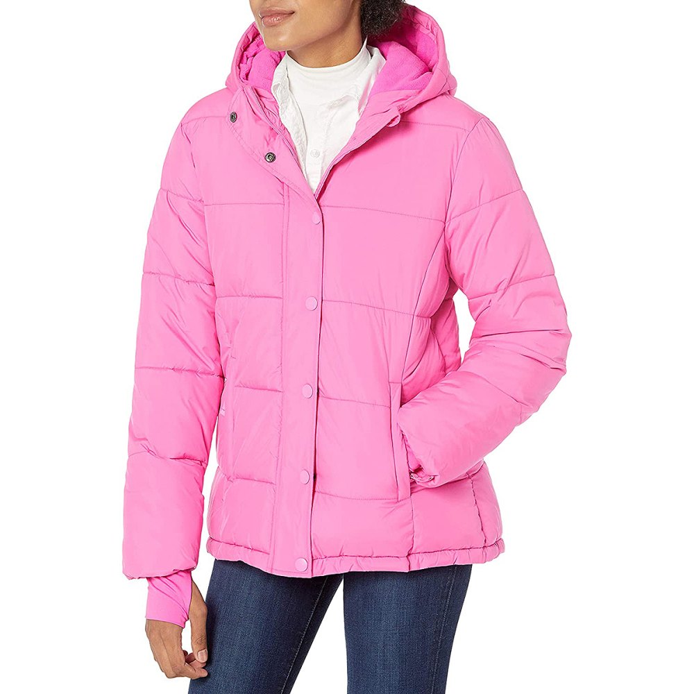 amazon-essentials-pink-puffer-coat