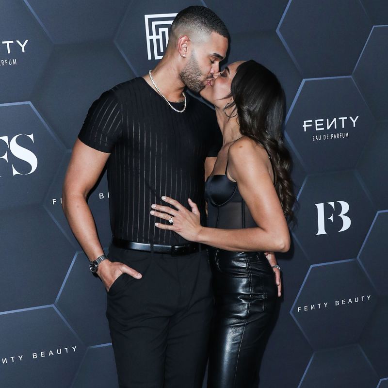 Red Carpet Debut! Michelle Young, Fiance Nayte Olukoya Kiss at Fenty Party