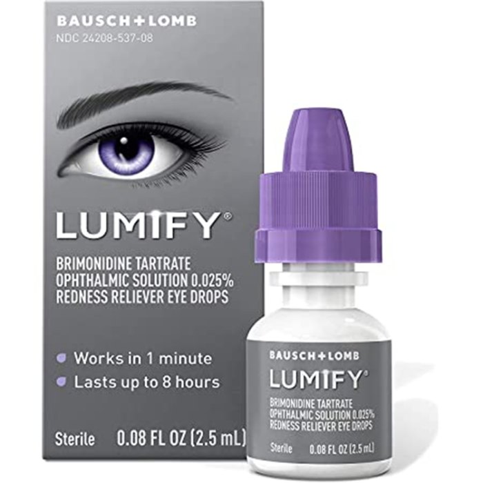 Lumify eye drops