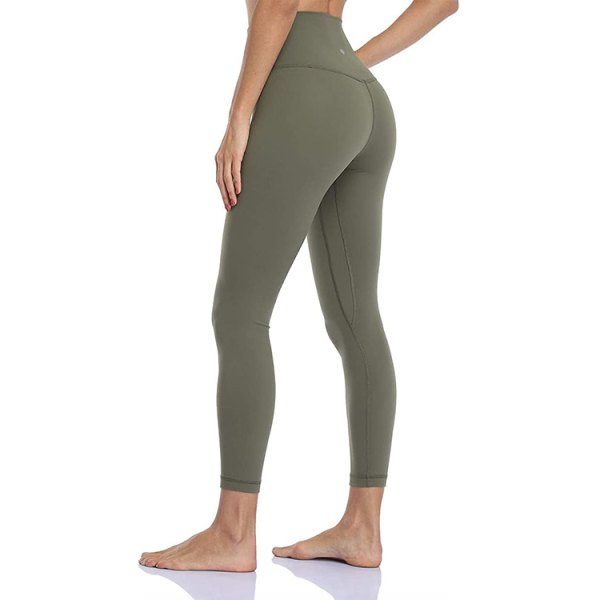 Channel Hailey Bieber's Sporty Style With These Olive Green Leggings ...