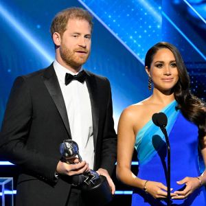 Prince Harry and Meghan Markle Accept President's Award at 2022 NAACP Image Awards