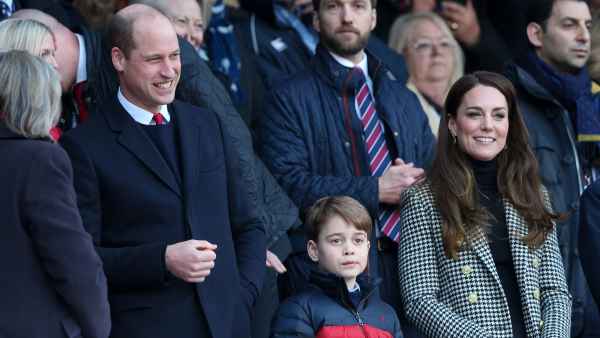 Prince William and Duchess Kate Take Prince George to England vs. Wales Rugby Game