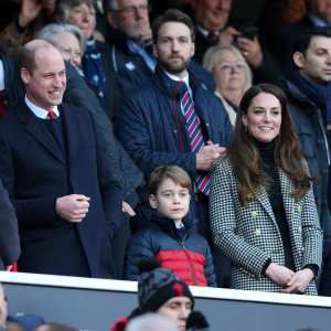 Prince William and Duchess Kate Take Prince George to England vs. Wales Rugby Game