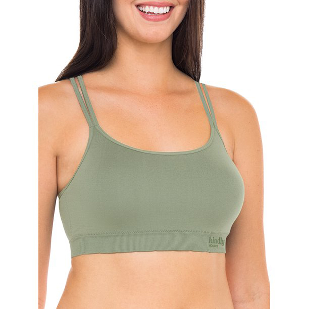 walmart-kindly-yours-seamless-x-back-bralette-green