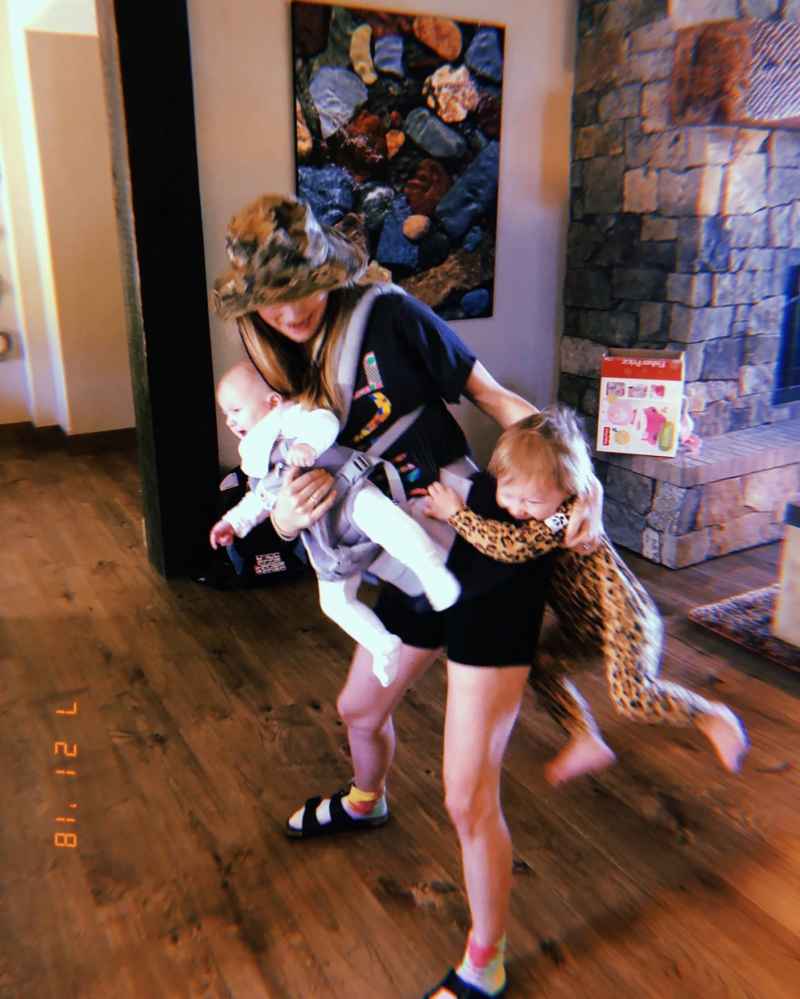 August 2019 Behati Prinsloo Instagram Adam Levine and Behati Prinsloo Rare Family Photos With Their Kids