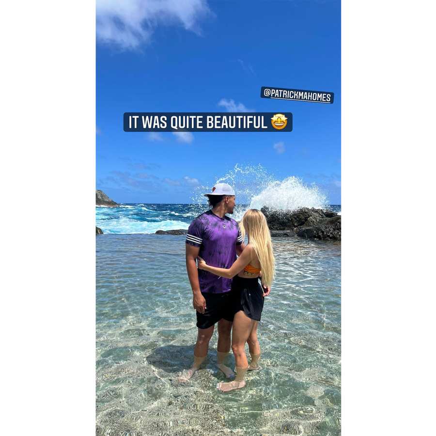 Beautiful Views Brittany Mahomes Instagram Newlyweds Patrick Mahomes and Brittany Matthews Take Romantic Honeymoon After Tying the Knot in Hawaii