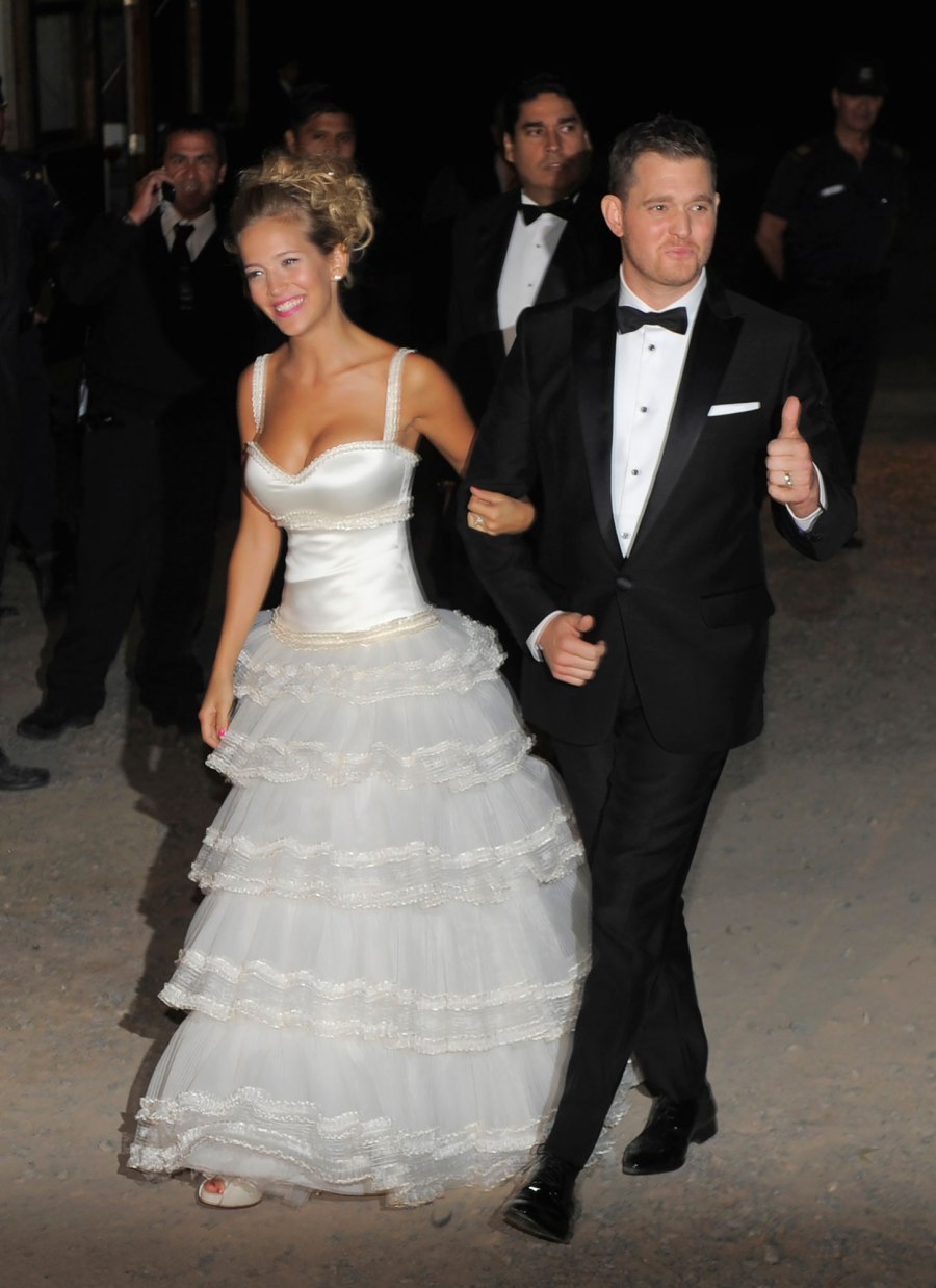 Best Celebrity Weddings of 2011 Michael Buble and Luisana Lopilato