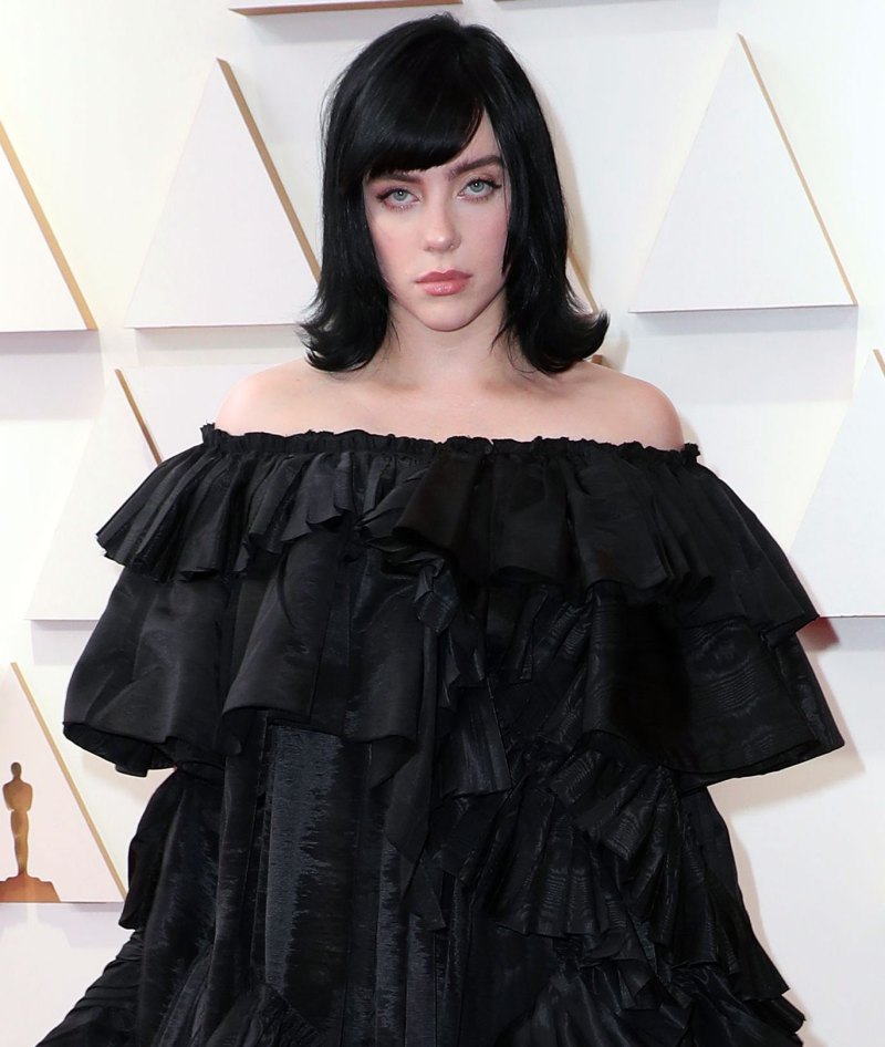 Billie Eilish The Best Hair and Makeup Looks at the 2022 Academy Awards
