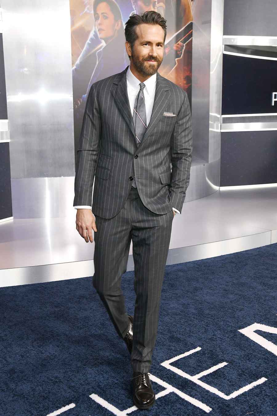 Blake Lively Shut Down Red Carpet Pastel Versace Gown Ryan Reynolds