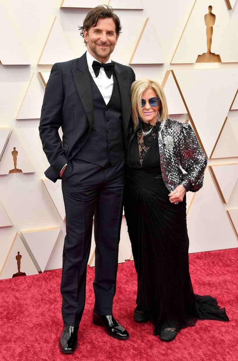 Bradley Cooper and Mother Gloria Campano Oscars 2022