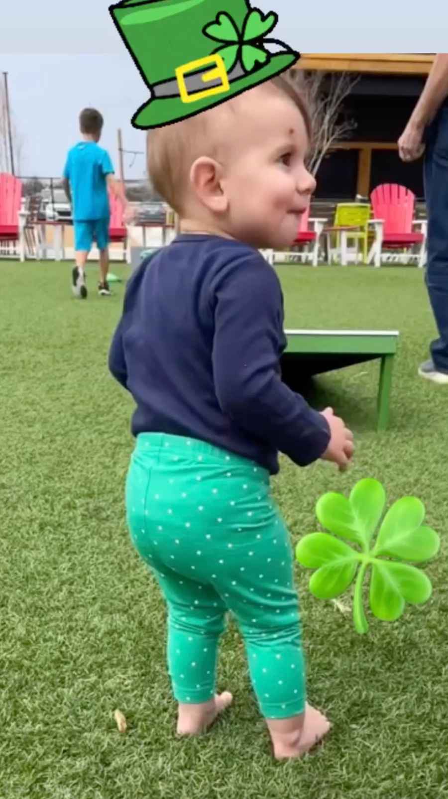 Celeb Kids Wearing Green for St. Patrick's Day 2022 Staci Felker