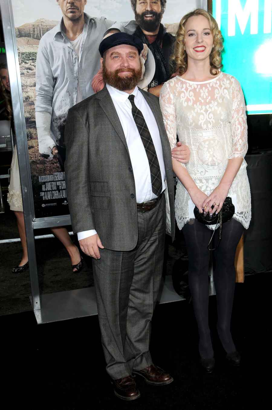 Celebrity Weddings 2012 Zach Galifianakis and Quinn Lundberg