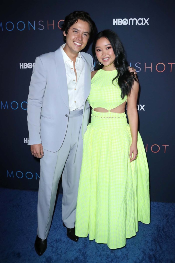 Cole Sprouse Lana Condor Gush Over Their Lucky Chemistry Moonshot