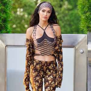 Couch Couture! Megan Fox Compares Her Latest Outfit to a Grandma’s Sofa