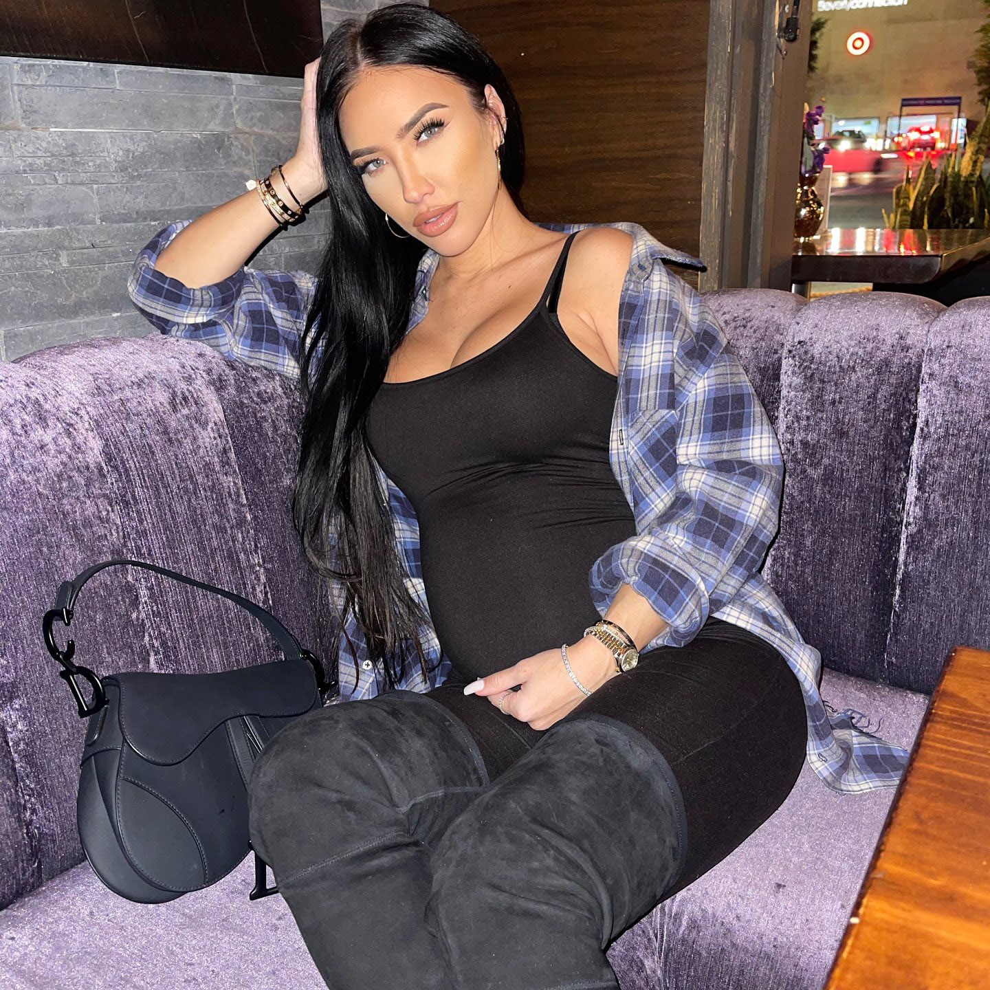 Cue the Cravings Pregnant Bre Tiesi Baby Bump Album Ahead of 1st Baby With Nick Cannon