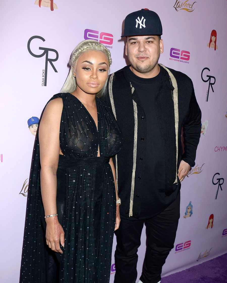 Custody Arrangement Rob Kardashian and Blac Chyna Relationship Timeline