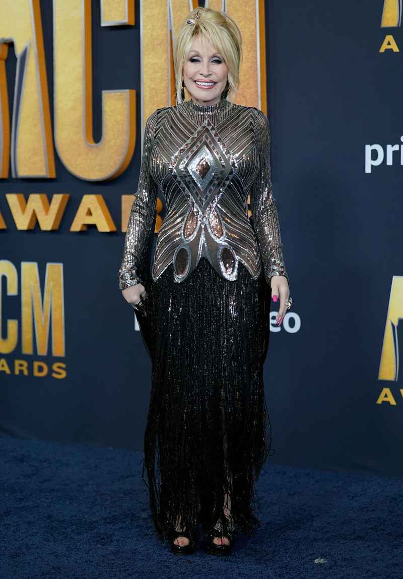 Dolly Parton ACM Awards 2022 Red Carpet Fashion