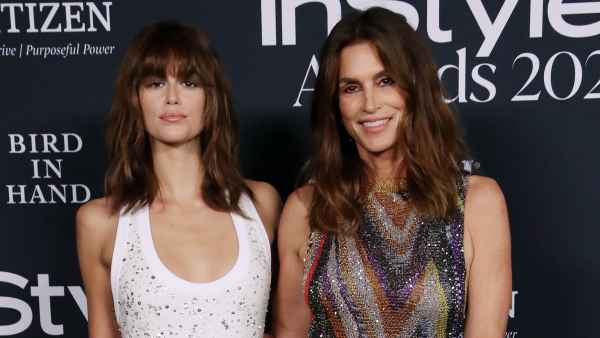 Double Take Cindy Crawford and Kaia Gerber Wear Matching Outfits for Paris Fashion Week