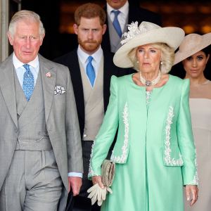 Duchess Camilla and Prince Charles Home Features Portraits of Prince Harry and Meghan Markle