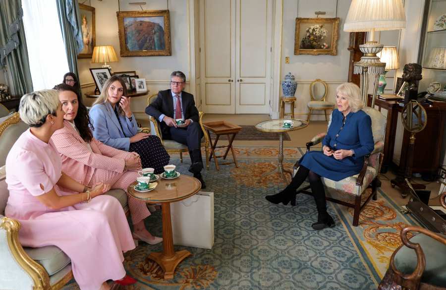 Duchess Camilla and Prince Charles Home Features Portraits of Prince Harry and Meghan Markle