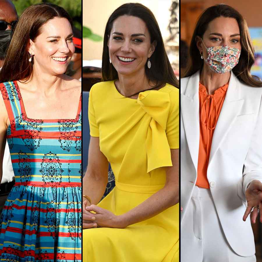 Duchess Kate Serves Up 3 Colorful Looks in Jamaica: Get the Details