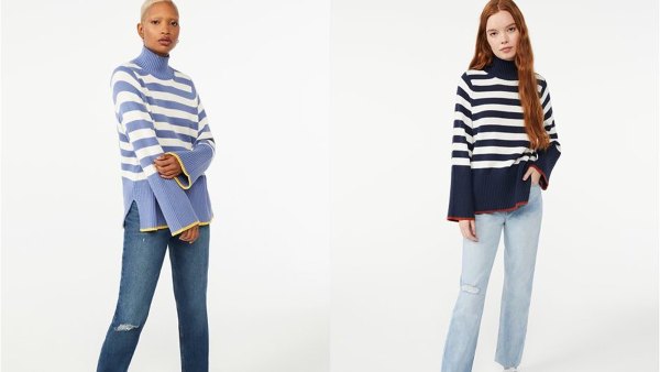 Free Assembly Women's Ribbed Turtleneck Sweater