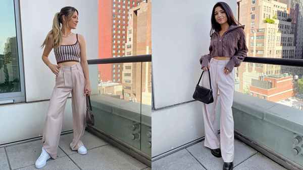 GAMISOTE Women's Wide Leg High Waisted Dress Pants