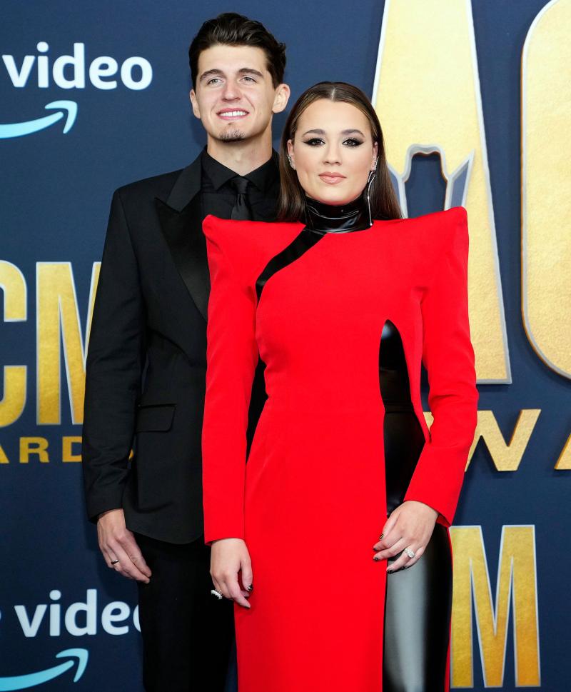 Gabby Barrett and Cade Foehner Hottest Couples on the 2022 ACM Awards Red Carpet
