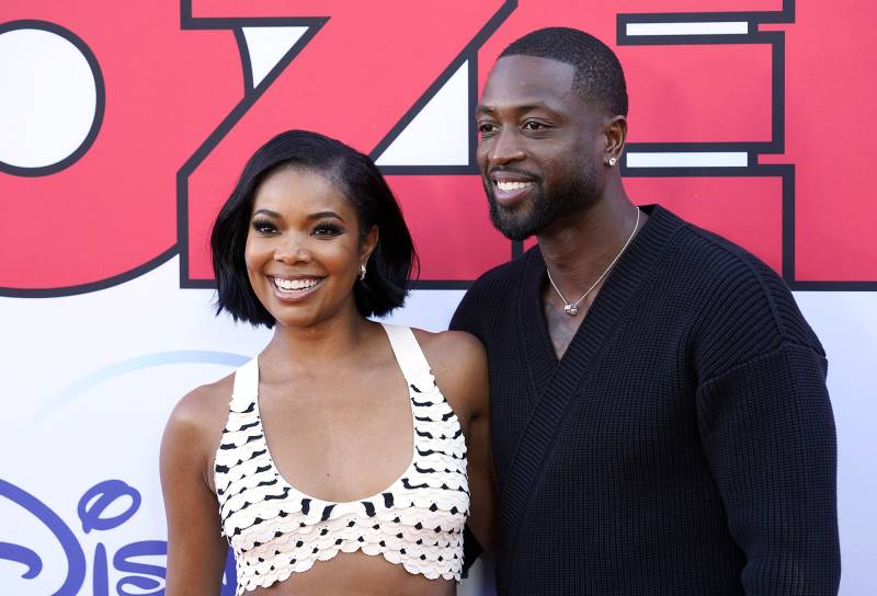 Gabrielle Union and Dwyane Wade Pose With Daughters Zayn and Kaavia at Cheaper By the Dozen Premiere 08