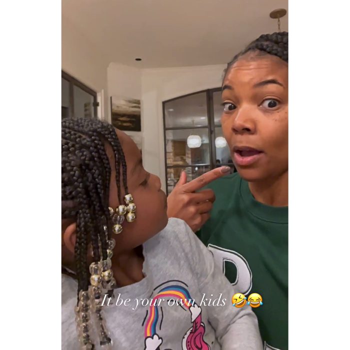 Gabrielle Union’s Daughter Kaavia, 2, Tells Mom Her Breath Stinks in Hilarious Video