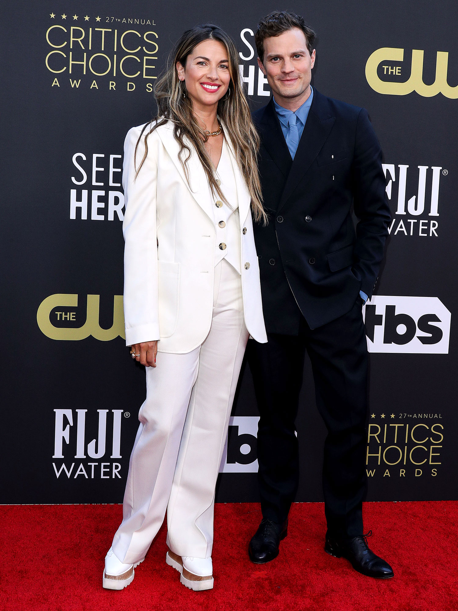 Jamie Dornan and Amelia Warner Hottest Couples on the Critics Choice Awards 2022 Red Carpet