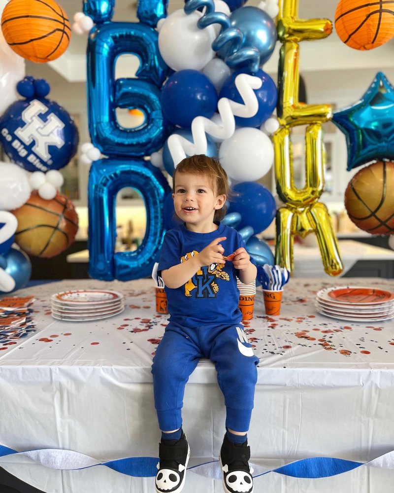Jenna Dewan Steve Kazee Celebrate Son Callum 2nd Birthday With Basketball Themed Party