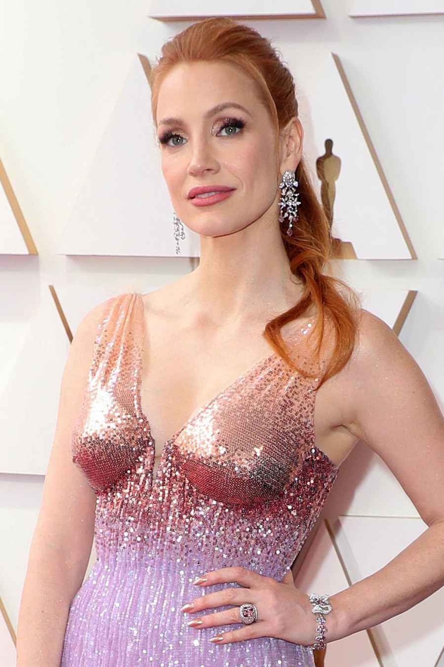 Jessica Chastain Best Beauty Gallery Oscars 2022