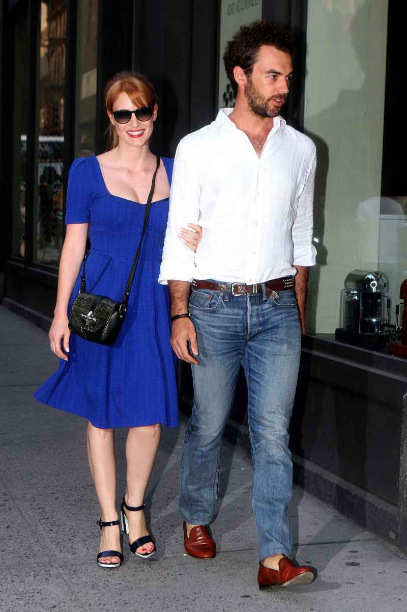 2014 Jessica Chastain and Husband Gian Luca Passi de Preposulos Relationship Timeline