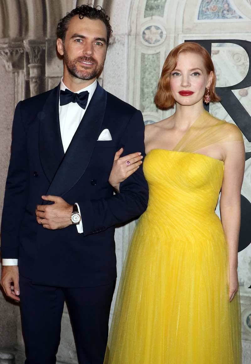 2018 Jessica Chastain and Husband Gian Luca Passi de Preposulos Relationship Timeline