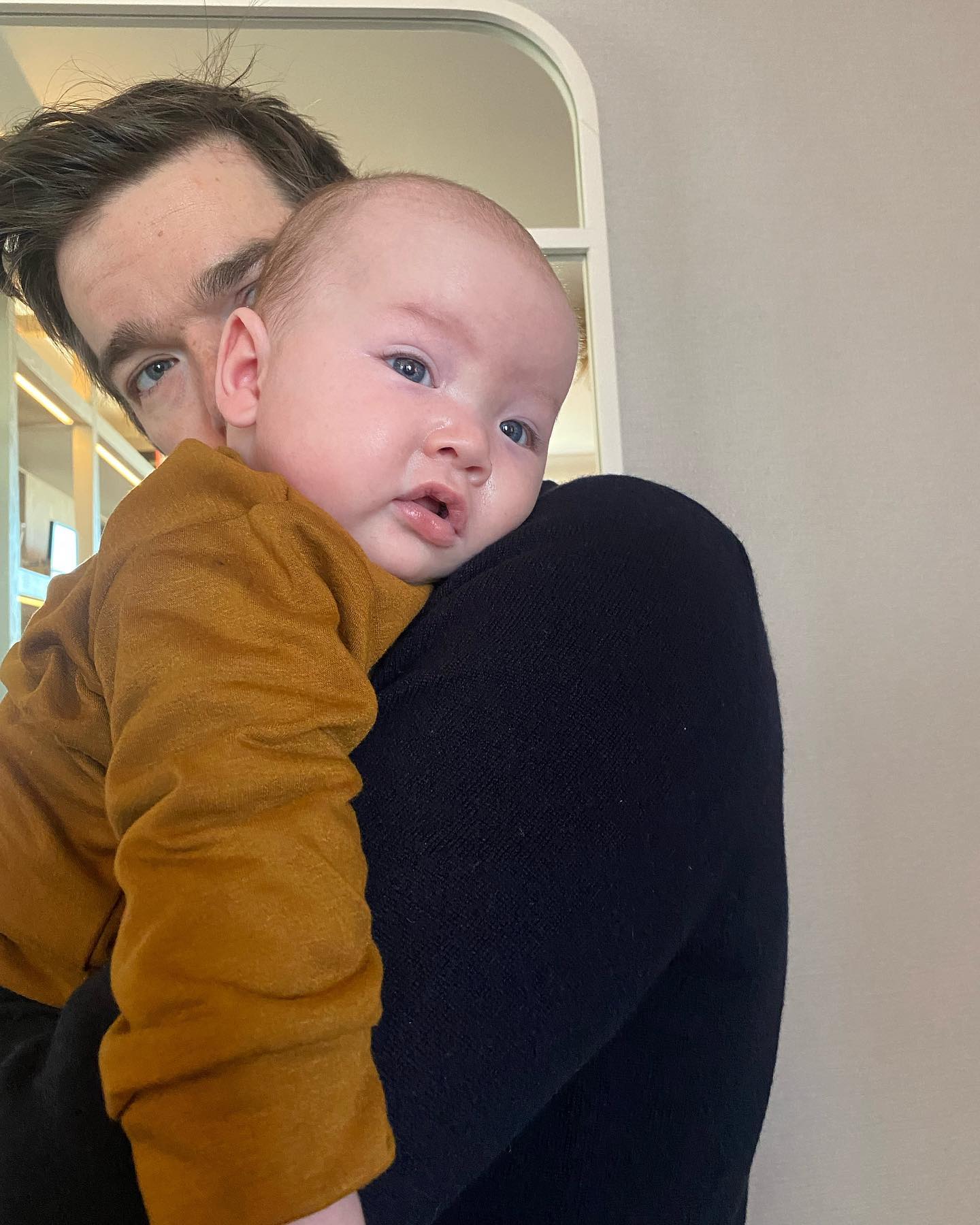 John Mulaney and 3-Month-Old Son Malcolm’s Cutest Photo Together