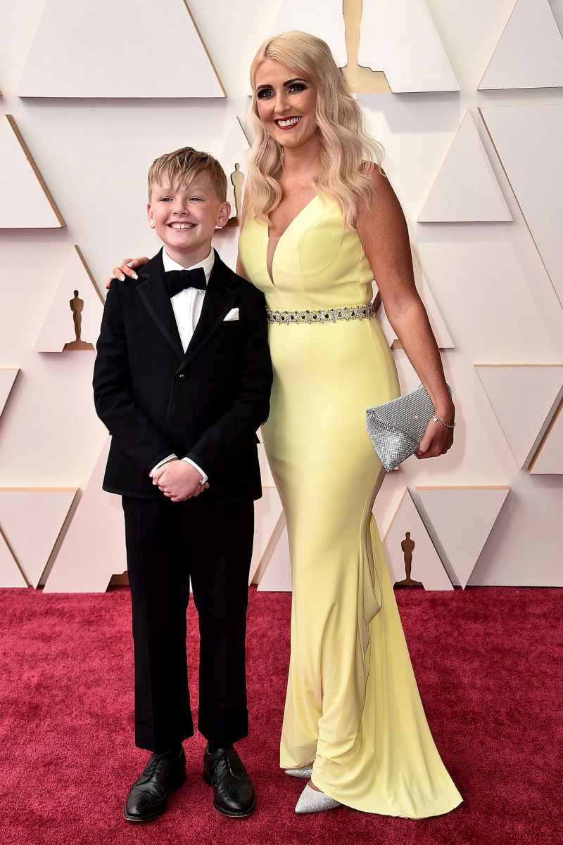 Jude Hill and Mother Shauneen Hill Family Members Oscars 2022