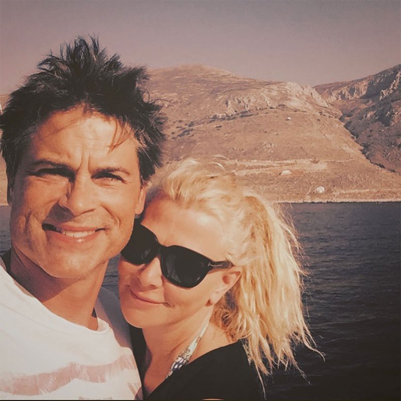 Rob Lowe and Sheryl Berkoffs Relationship Timeline