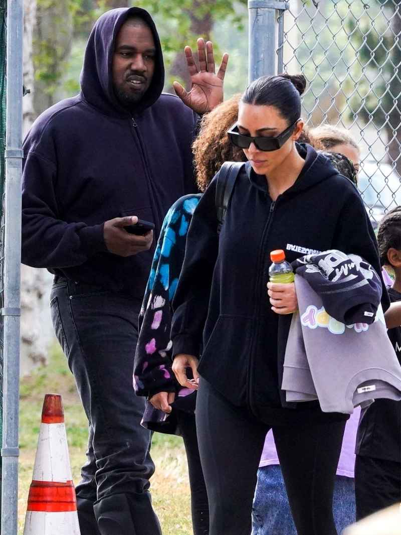 Kim Kardashian, Kanye West Attend Son Saint's Soccer Game: Pics