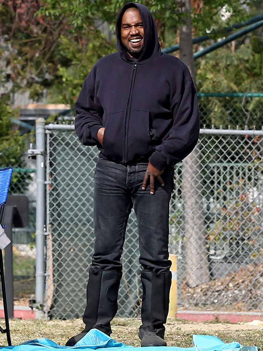 Kim Kardashian, Kanye West Attend Son Saint's Soccer Game: Pics
