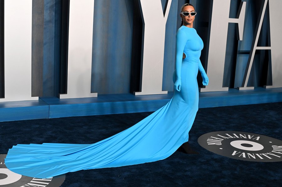 Kim Kardashian Vanity Fair Oscars Party 2022