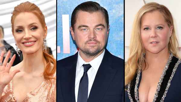 LOL! Jessica Chastain Giggles as Leo DiCaprio Is Roasted at Oscars 2022