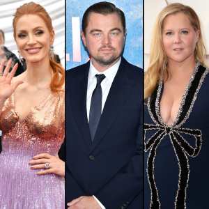Oscars 2022: Jessica Chastain Laughs at Leo DiCaprio Love Life Joke ...