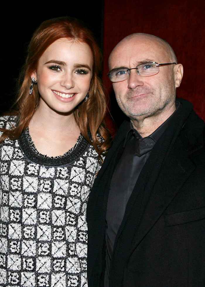 Lily Collins Celebrates Dad Phil Collins’ Last Concert With Genesis: 'Such an Inspiration'